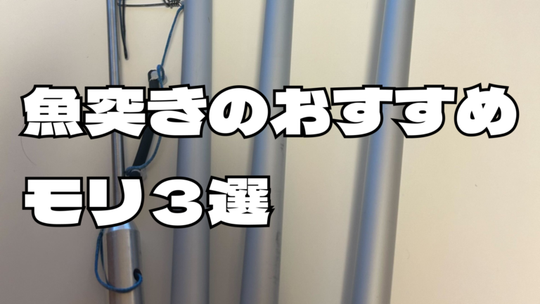 魚突きのおすすめモリ３選 スピアフィッシング初級～中級向けの銛を紹介│魚好きの魚突き